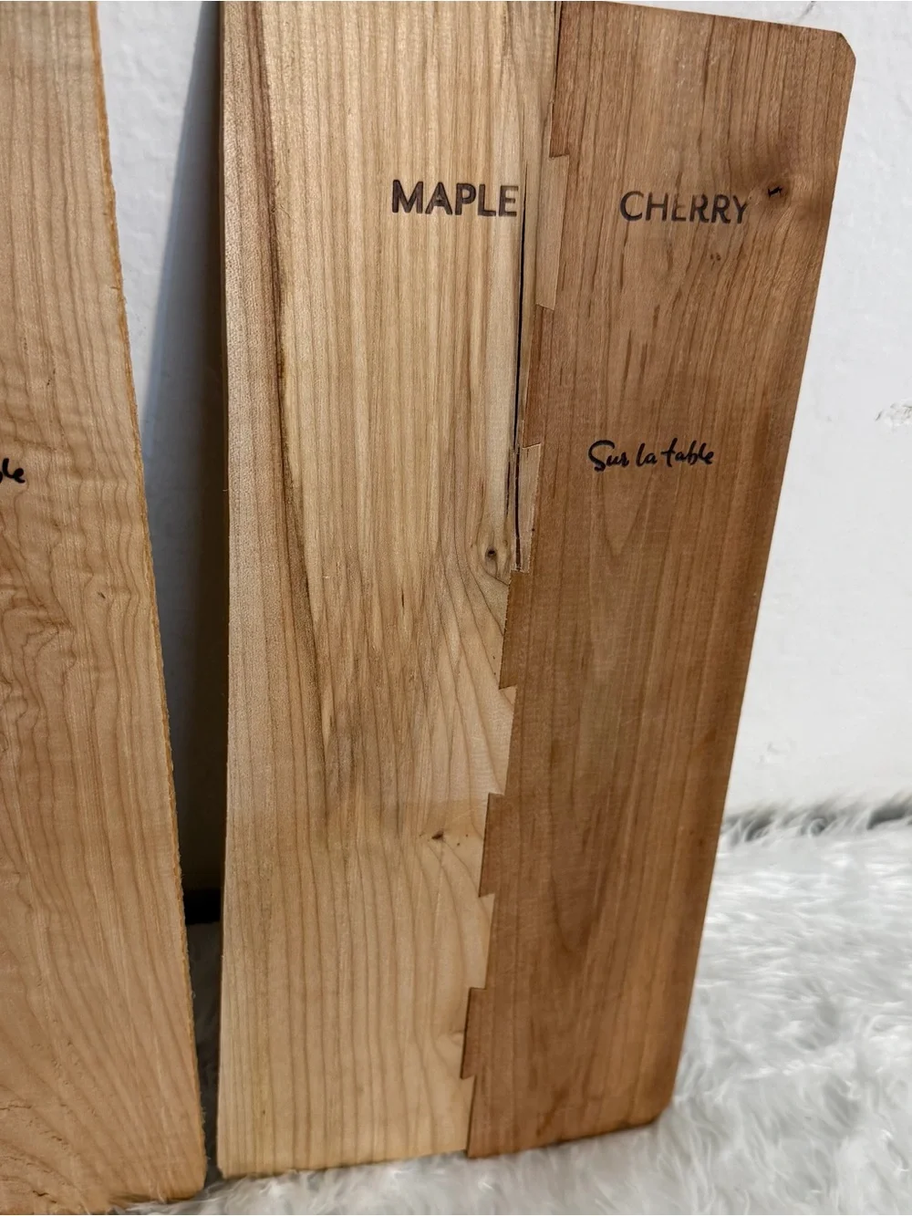 Sur la table duo Maple & Cherry Wood/ Grill/Charcuterie Boards - Set of 2